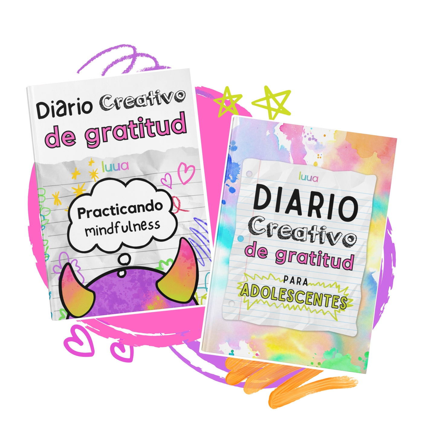 Dos Diarios Creativos de Gratitud por solo $40 USD (antes $50)